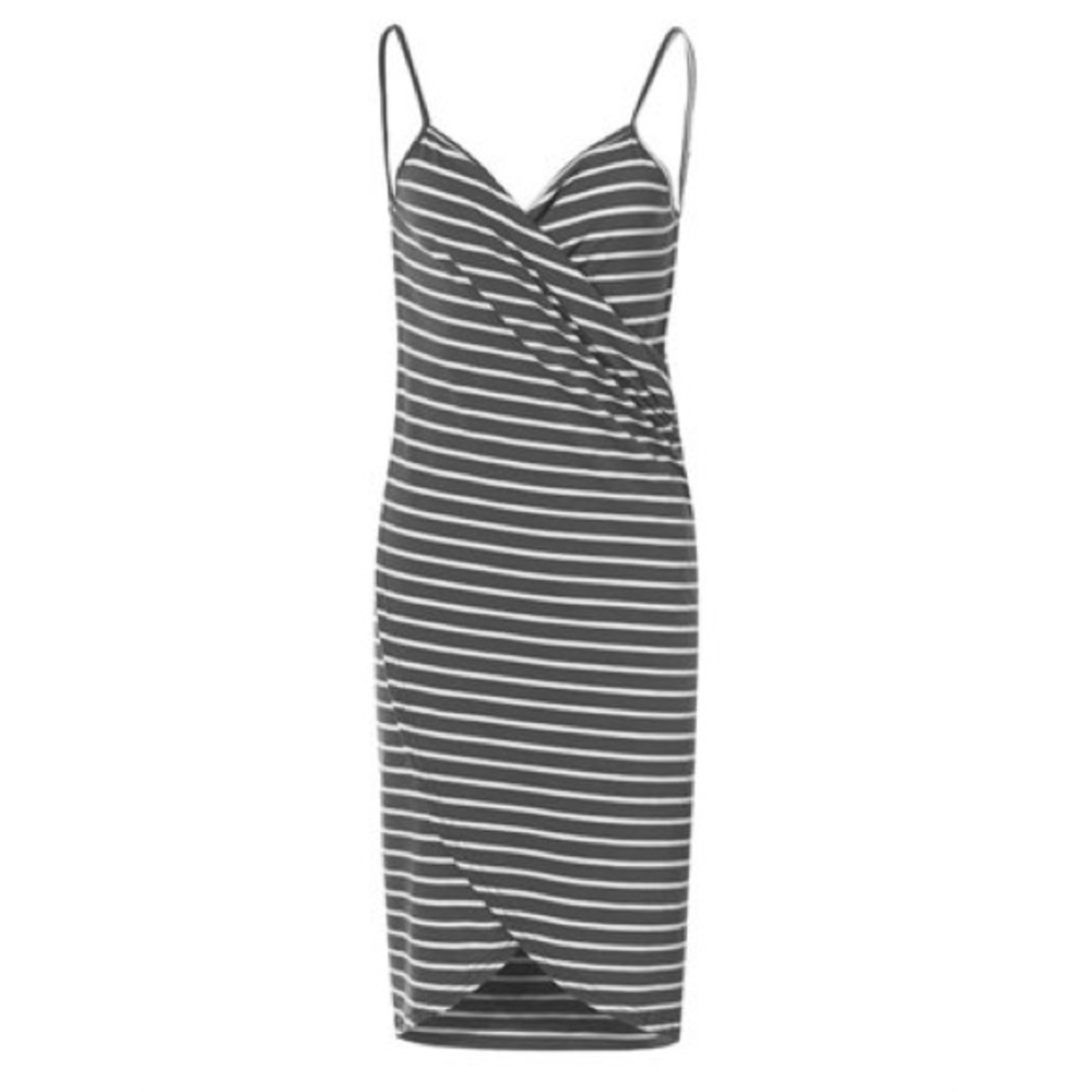 Spaghetti-Strap Beach Wear Wrap/Cover Up Dress